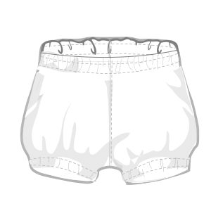 Moldes de confeccion para BEBES Shorts Short 9051